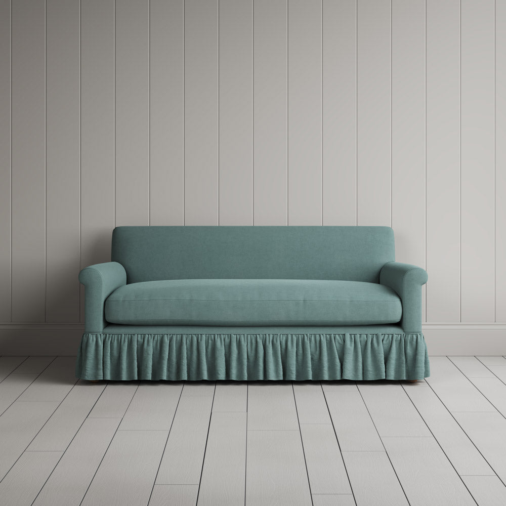 Curtain Call 2 Seater Sofa in Laidback Linen Cerulean