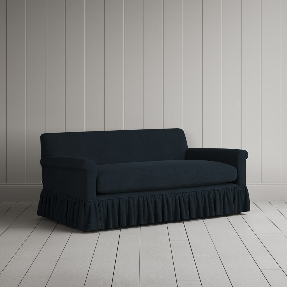 Curtain Call 2 Seater Sofa in Laidback Linen Midnight