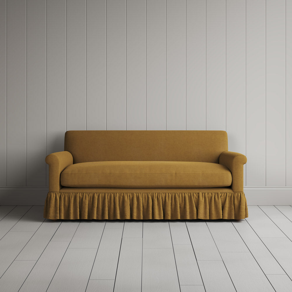 Curtain Call 2 Seater Sofa in Laidback Linen Ochre