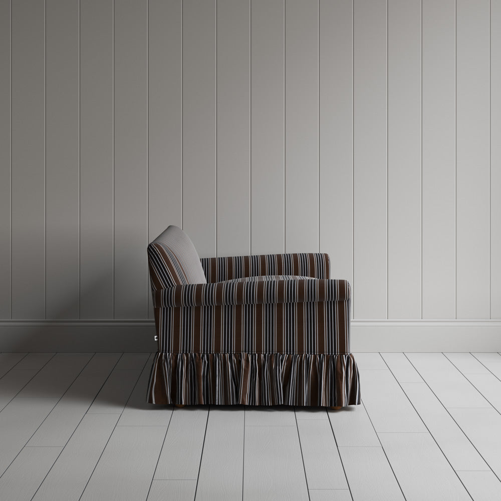 Curtain Call 2 Seater Sofa in Regatta Cotton, Charcoal