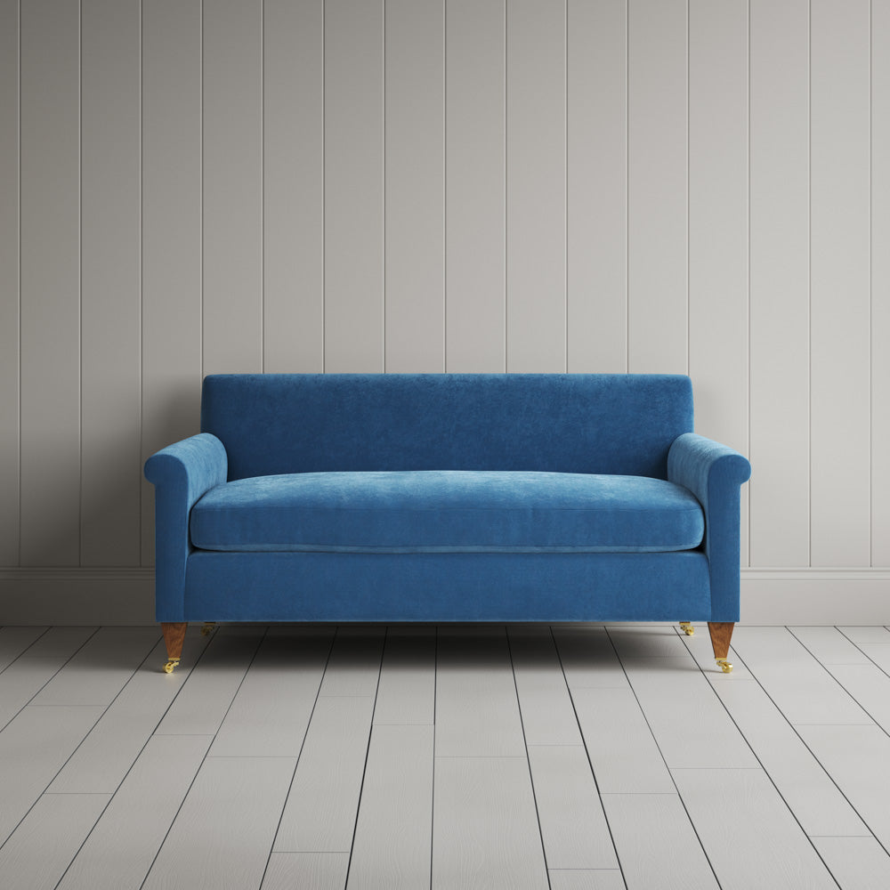 Front View of Idler 2 seater sofa in Classic Corduroy Harbour Blue