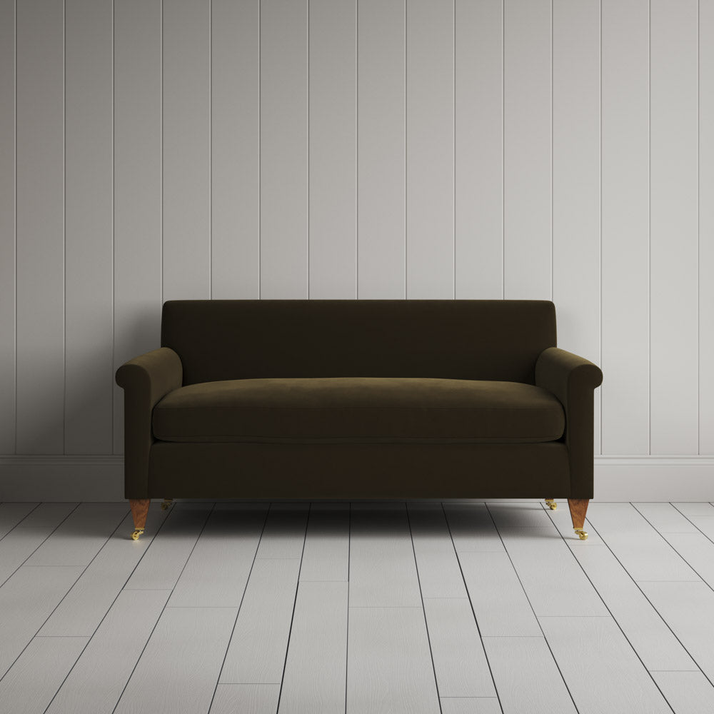 Idler 2 Seater Sofa in Intelligent Velvet Seaweed