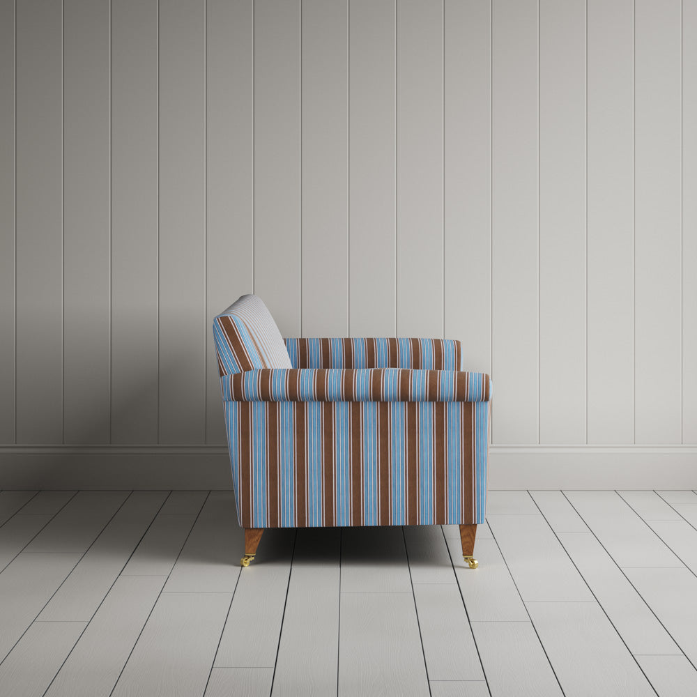 Idler 2 Seater Sofa in Regatta Cotton, Blue