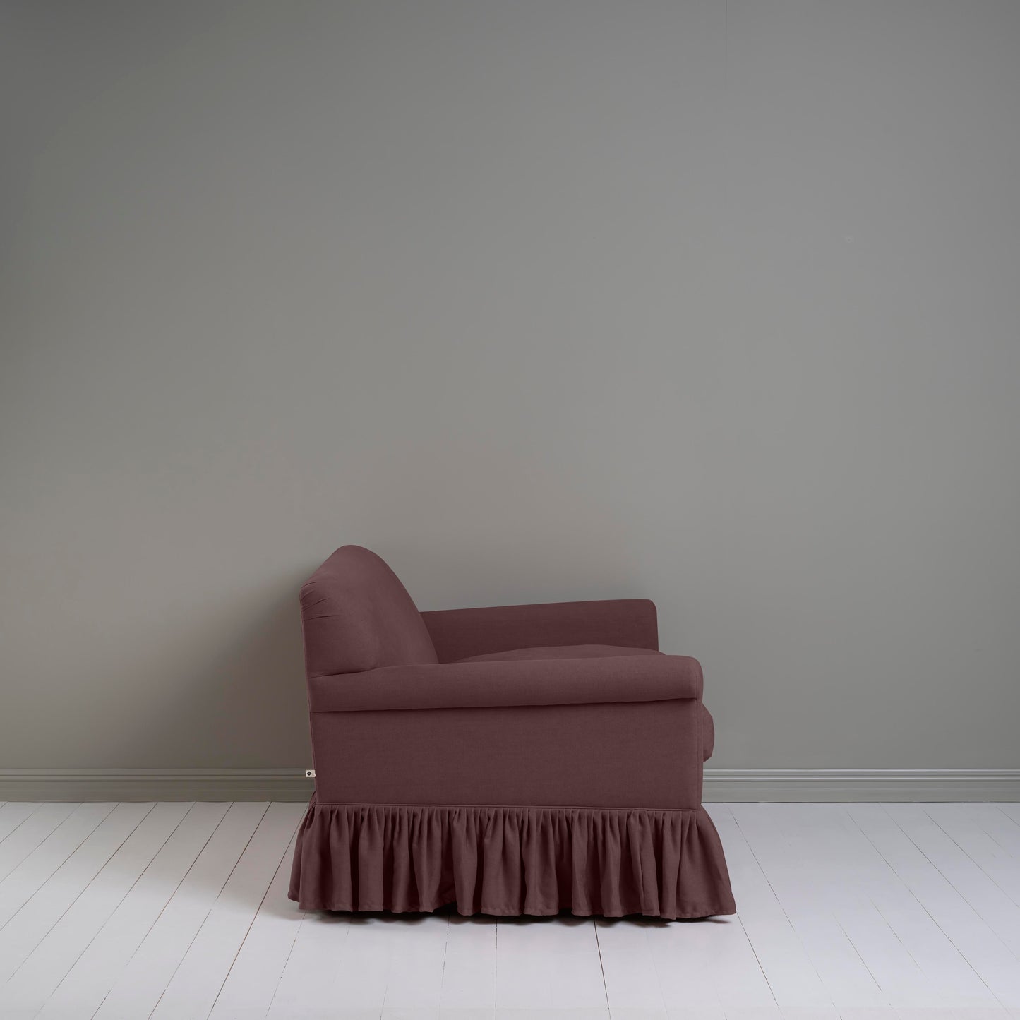 Curtain Call 2 Seater Sofa in Laidback Linen Damson