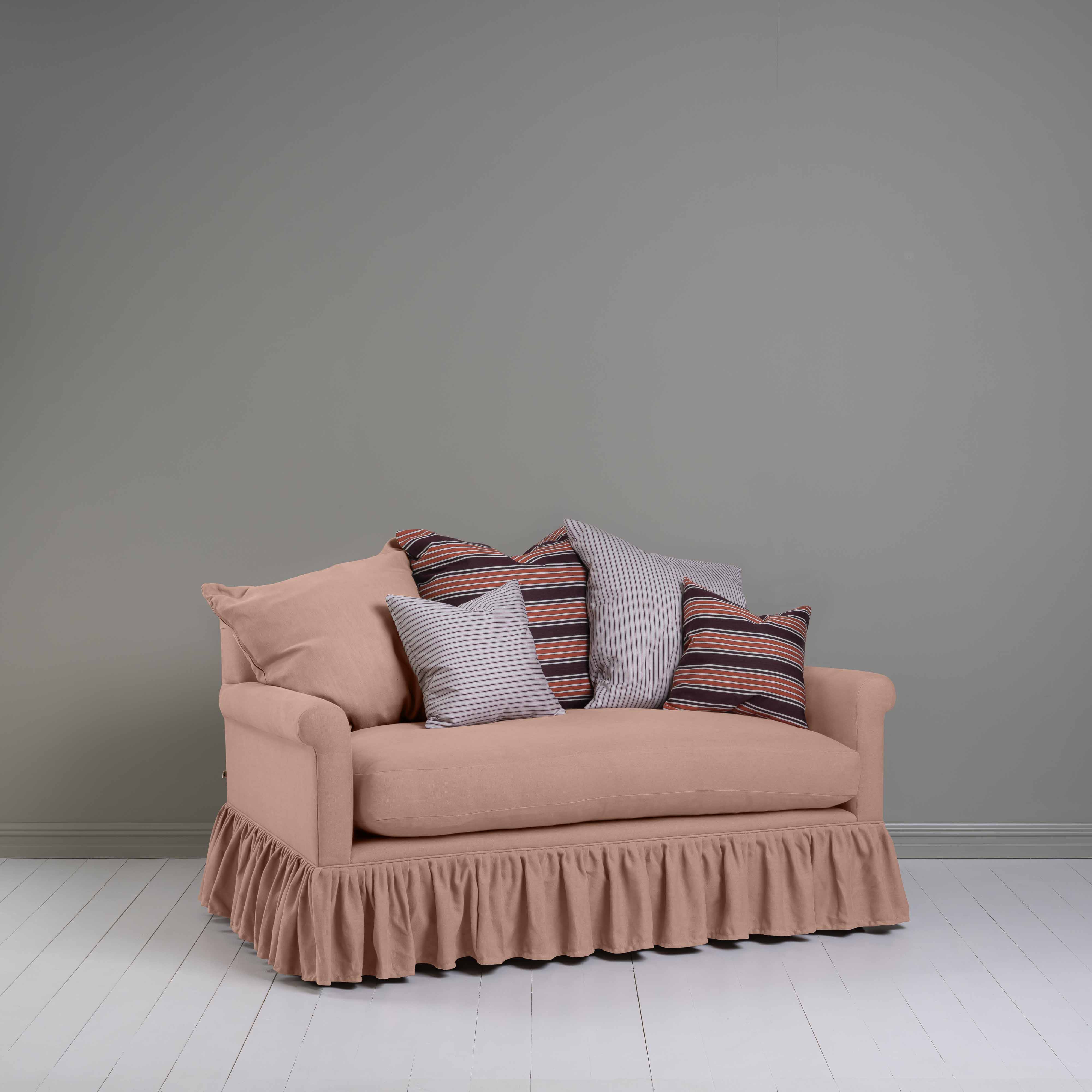 Curtain Call 2 Seater Sofa in Laidback Linen Roseberry - Nicola Harding