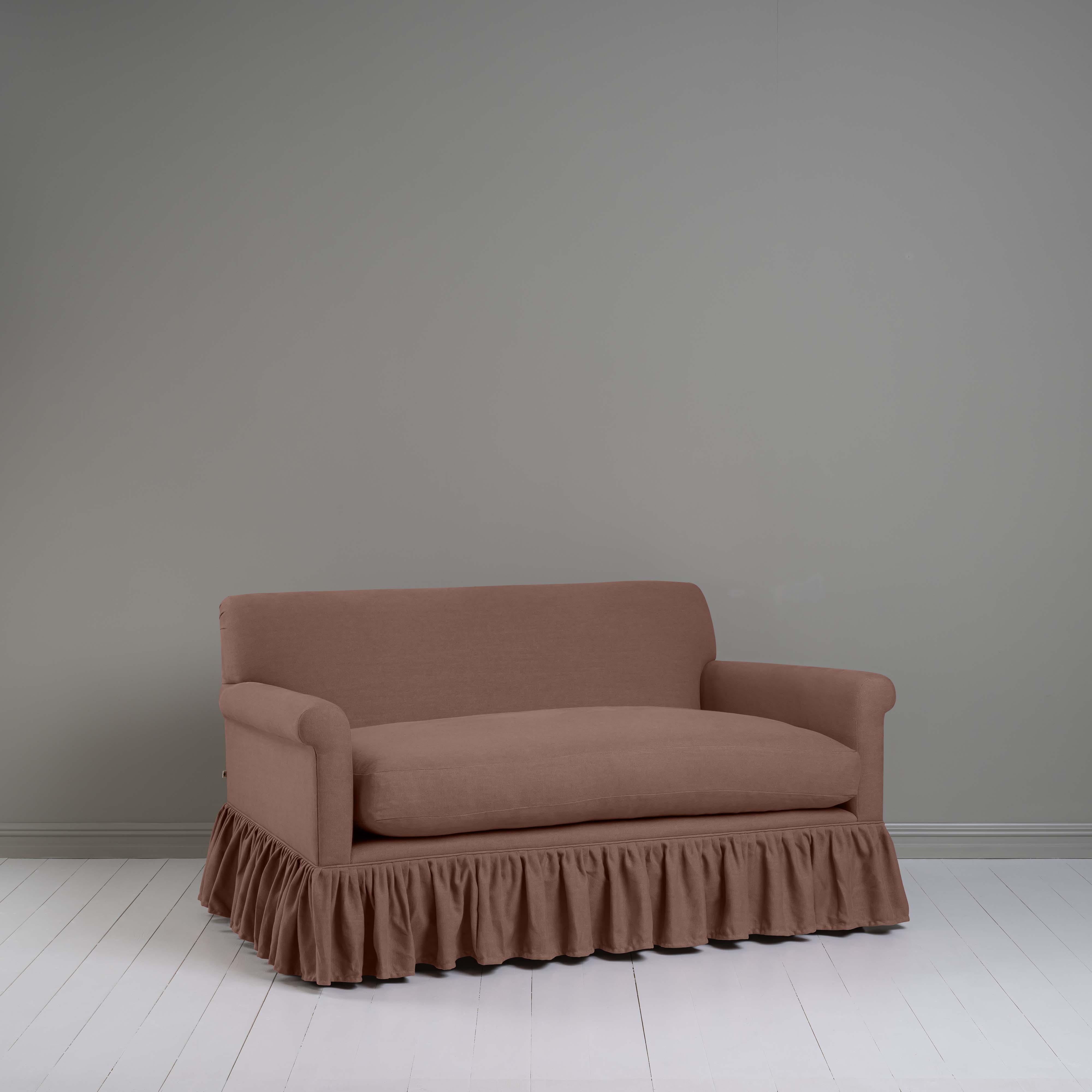 Curtain Call 2 Seater Sofa in Laidback Linen Sweet Briar - Nicola Harding