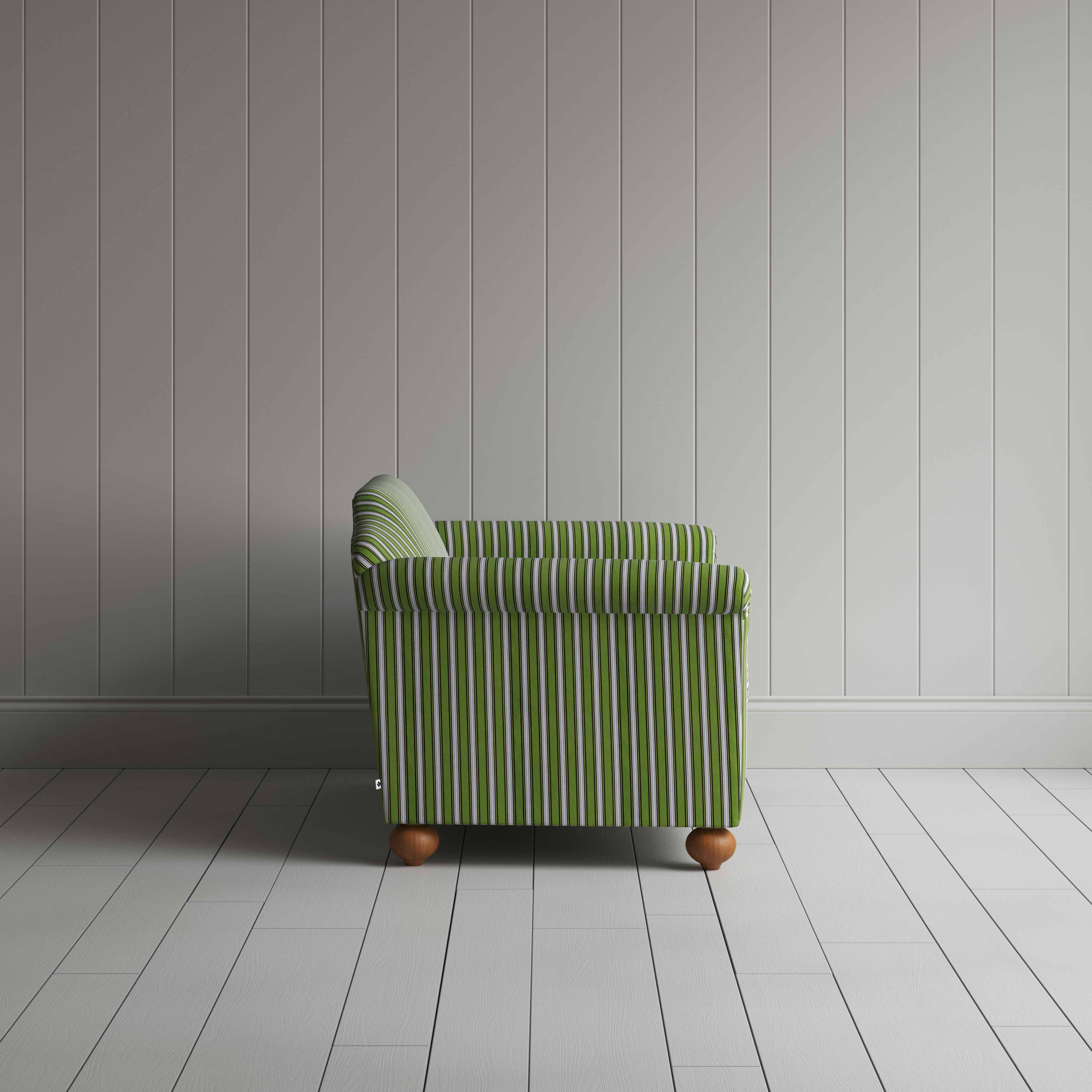  Dolittle 2 Seater Sofa in Colonnade Cotton, Green and Wine 