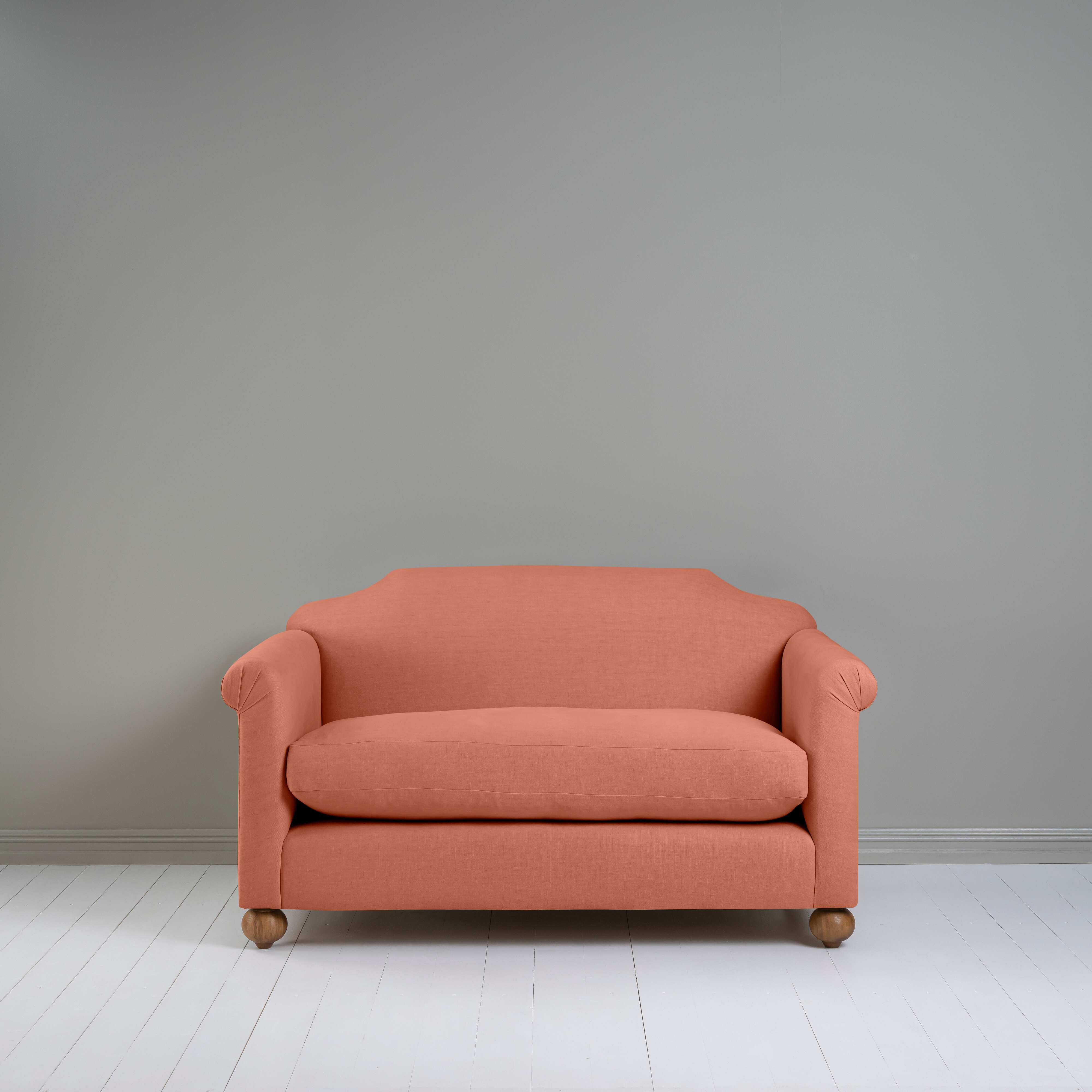  Dolittle 2 Seater Sofa in Laidback Linen Cayenne 