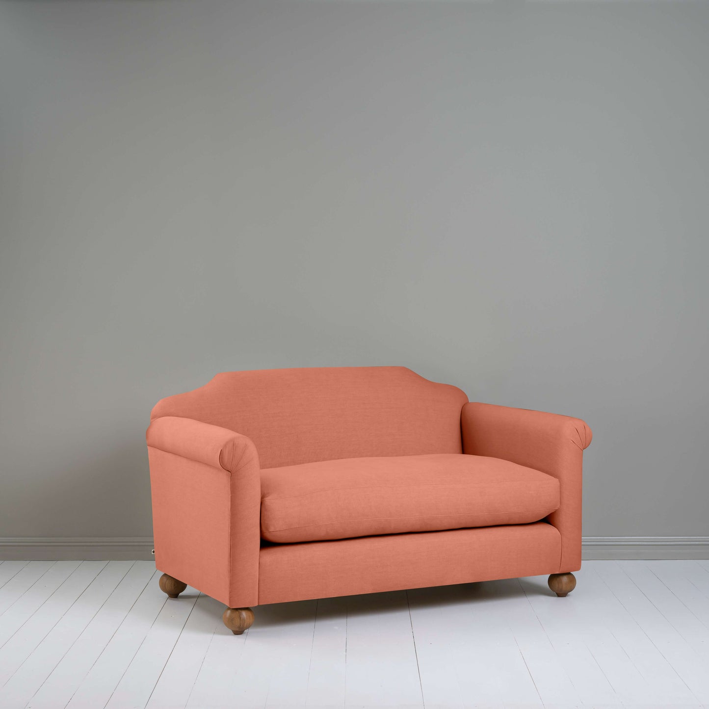 Dolittle 2 Seater Sofa in Laidback Linen Cayenne