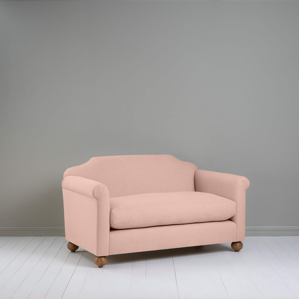  Dolittle 2 Seater Sofa in Laidback Linen Dusky Pink 