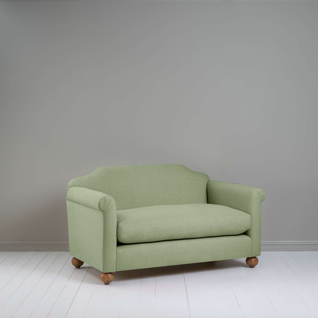 Dolittle 2 Seater Sofa in Laidback Linen Moss - Nicola Harding