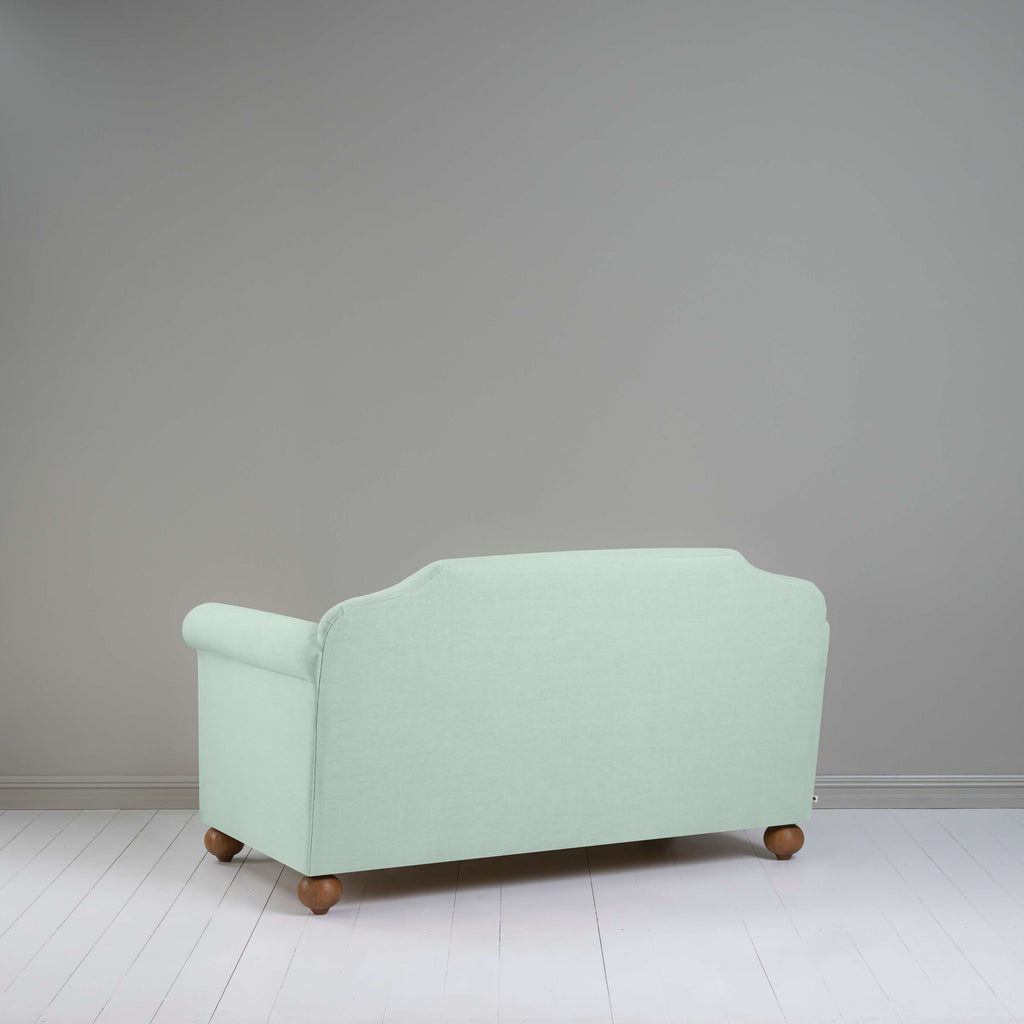 Dolittle 2 Seater Sofa in Laidback Linen Sky, Back View - Nicola Harding