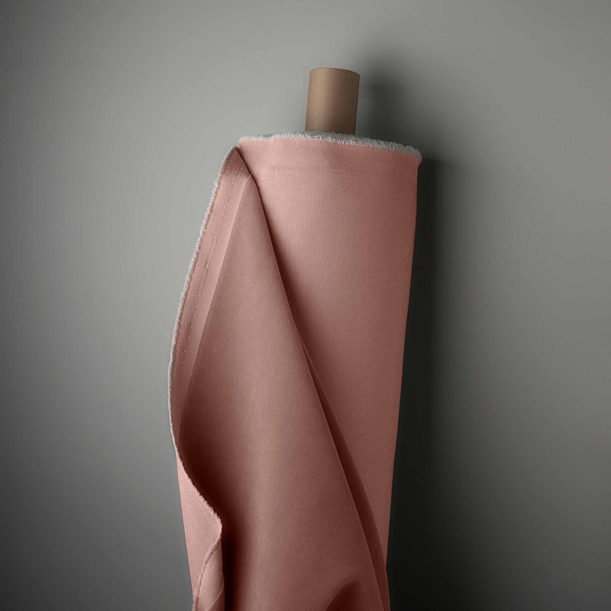 Intelligent Velvet Dusky Pink Fabric Roll - Nicola Harding