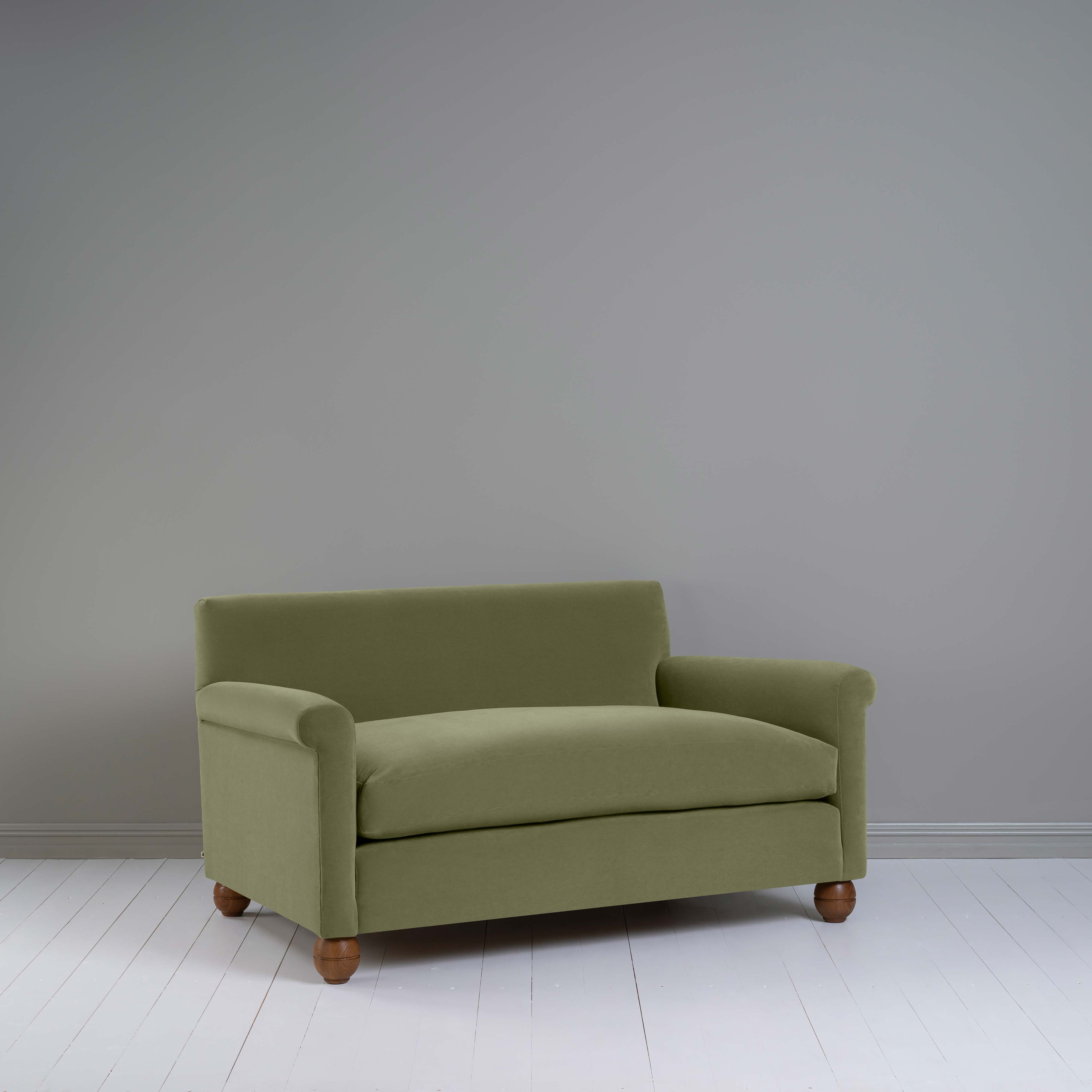  Idler 2 Seater Sofa in Intelligent Velvet Green Tea 