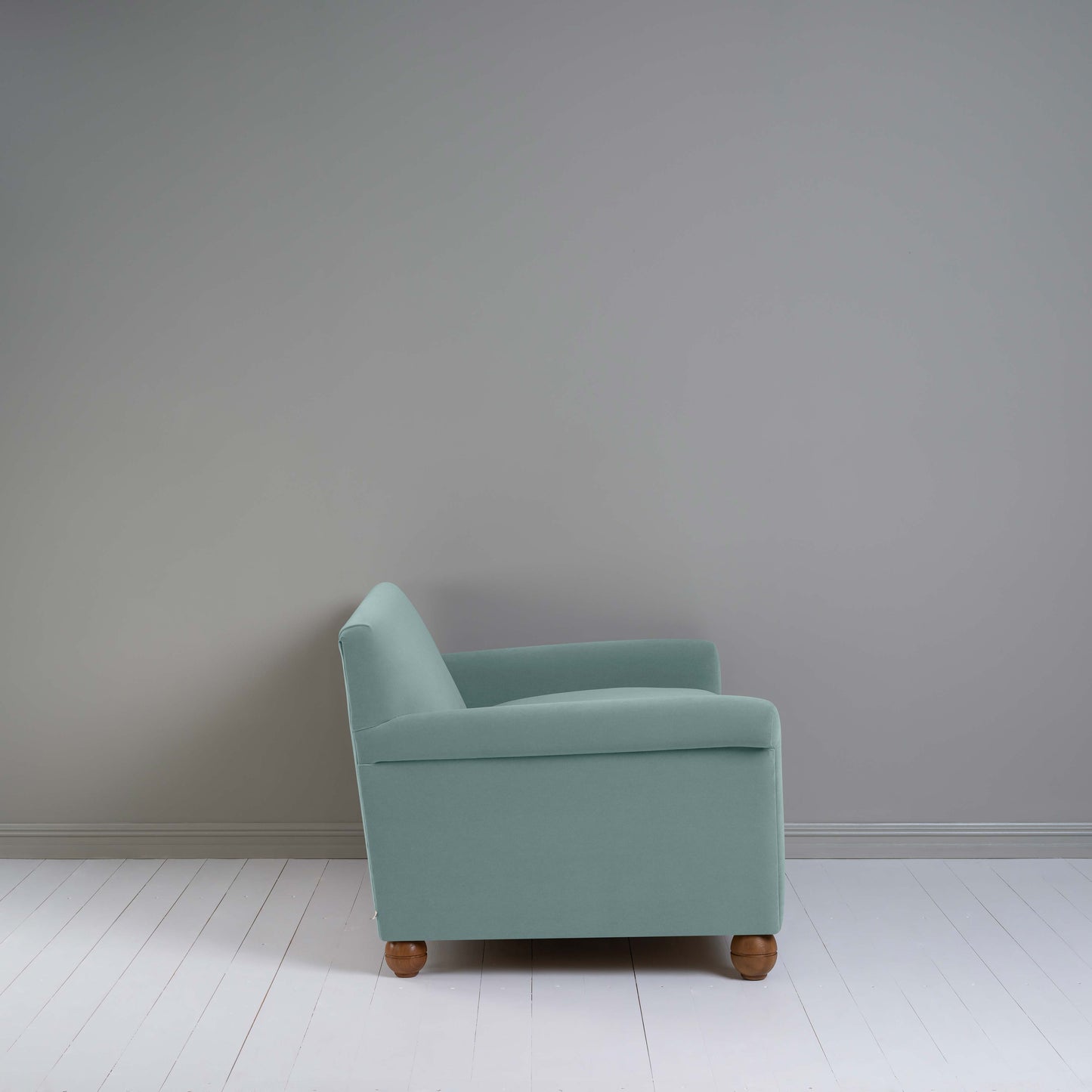 Idler 2 Seater Sofa in Intelligent Velvet Mineral