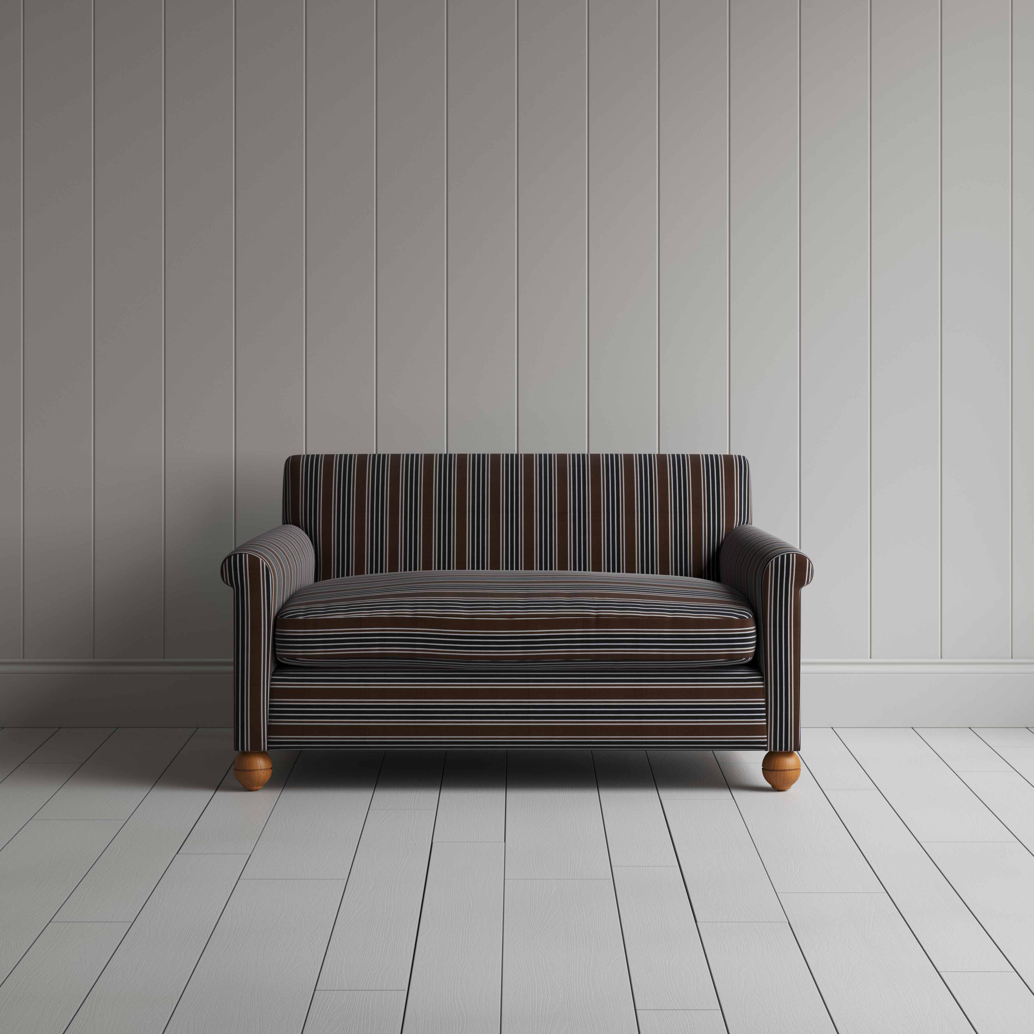  Idler 2 Seater Sofa in Regatta Cotton, Charcoal 