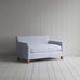 image of Idler 2 Seater Sofa in Ticking Cotton, Aqua Brown