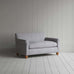 image of Idler 2 Seater Sofa in Ticking Cotton, Blue Brown