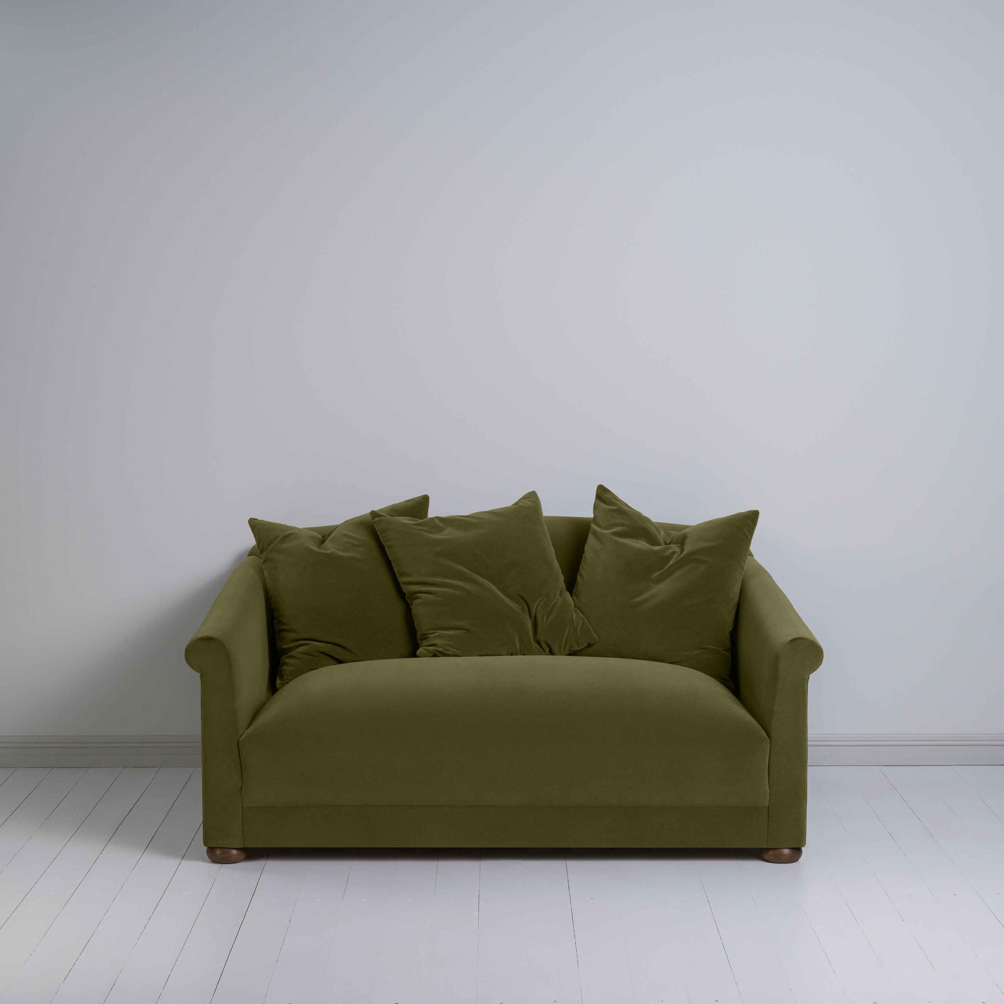 More the Merrier 2 Seater Sofa in Intelligent Velvet Lawn