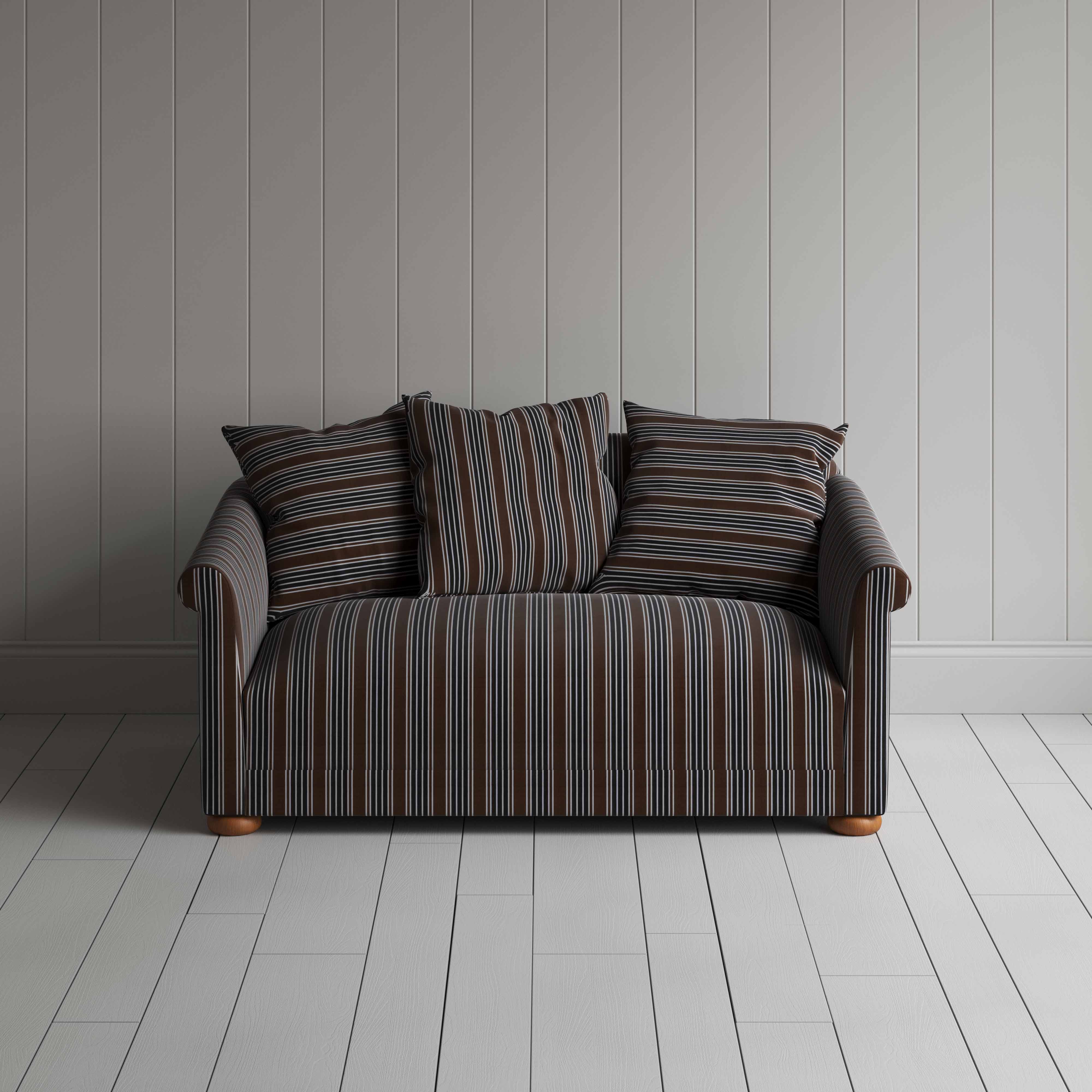  More the Merrier 2 Seater Sofa in Regatta Cotton, Charcoal 