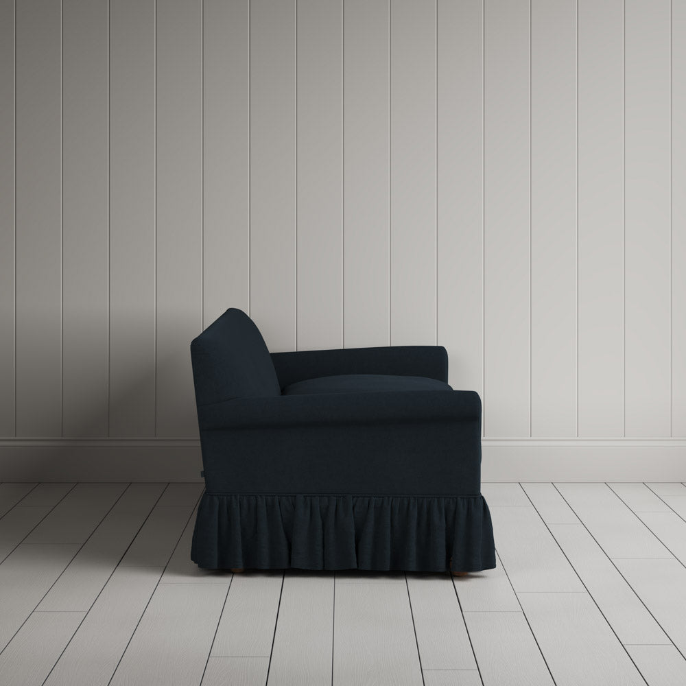 Curtain Call 3 Seater Sofa in Laidback Linen Midnight