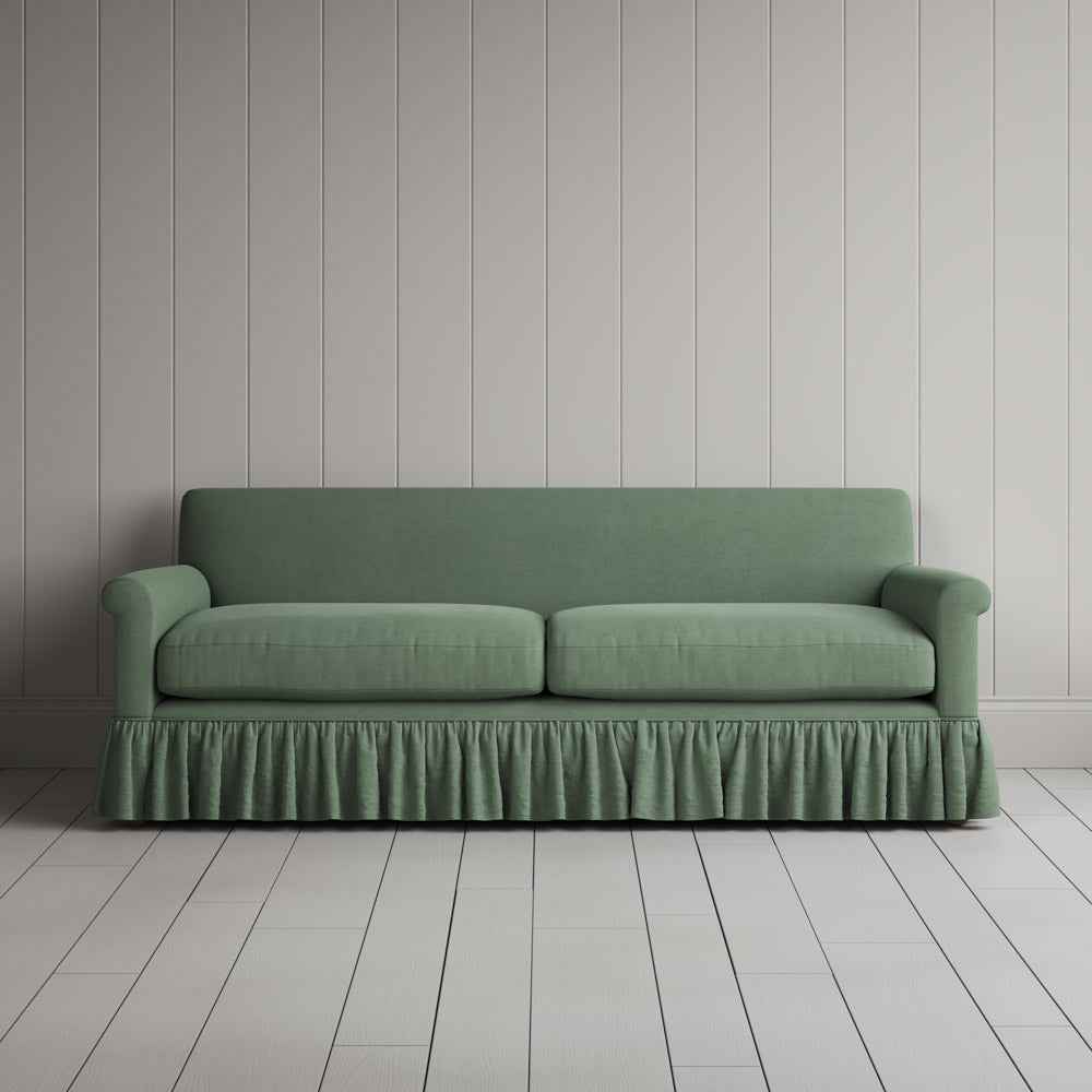 Curtain Call 3 Seater Sofa in Laidback Linen Moss
