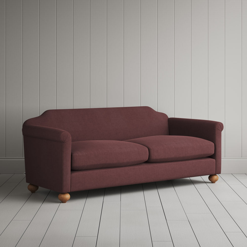 Dolittle 3 Seater Sofa in Laidback Linen Damson