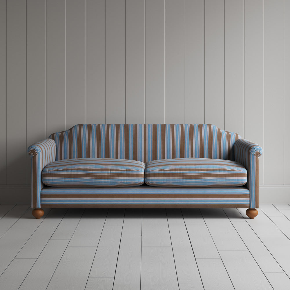 Dolittle 3 Seater Sofa in Regatta Cotton, Blue