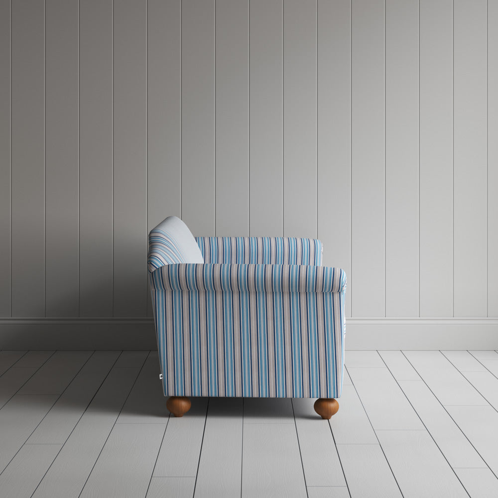 Dolittle 3 Seater Sofa in Slow Lane Cotton Linen, Blue