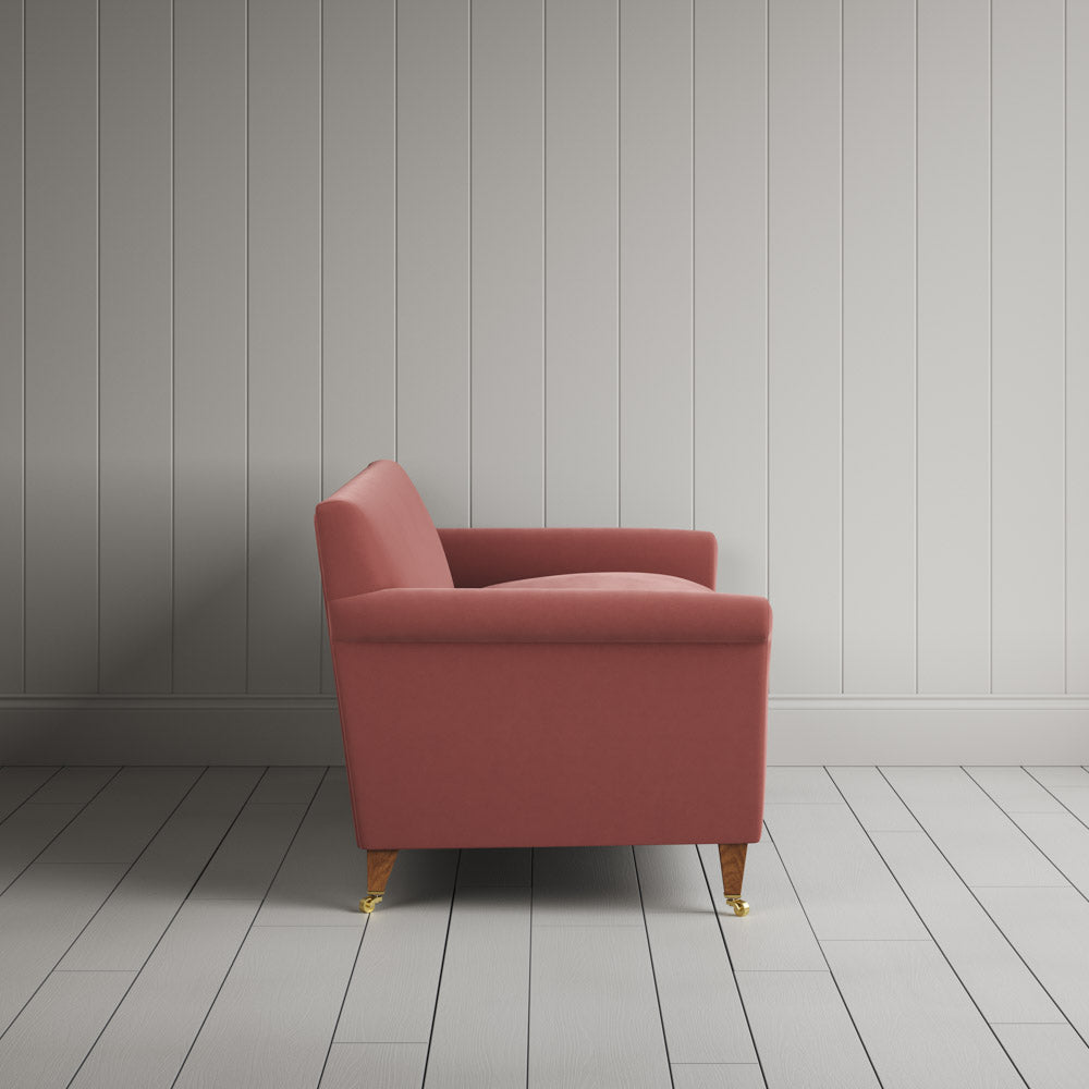 Idler 3 Seater Sofa in Intelligent Velvet Damson