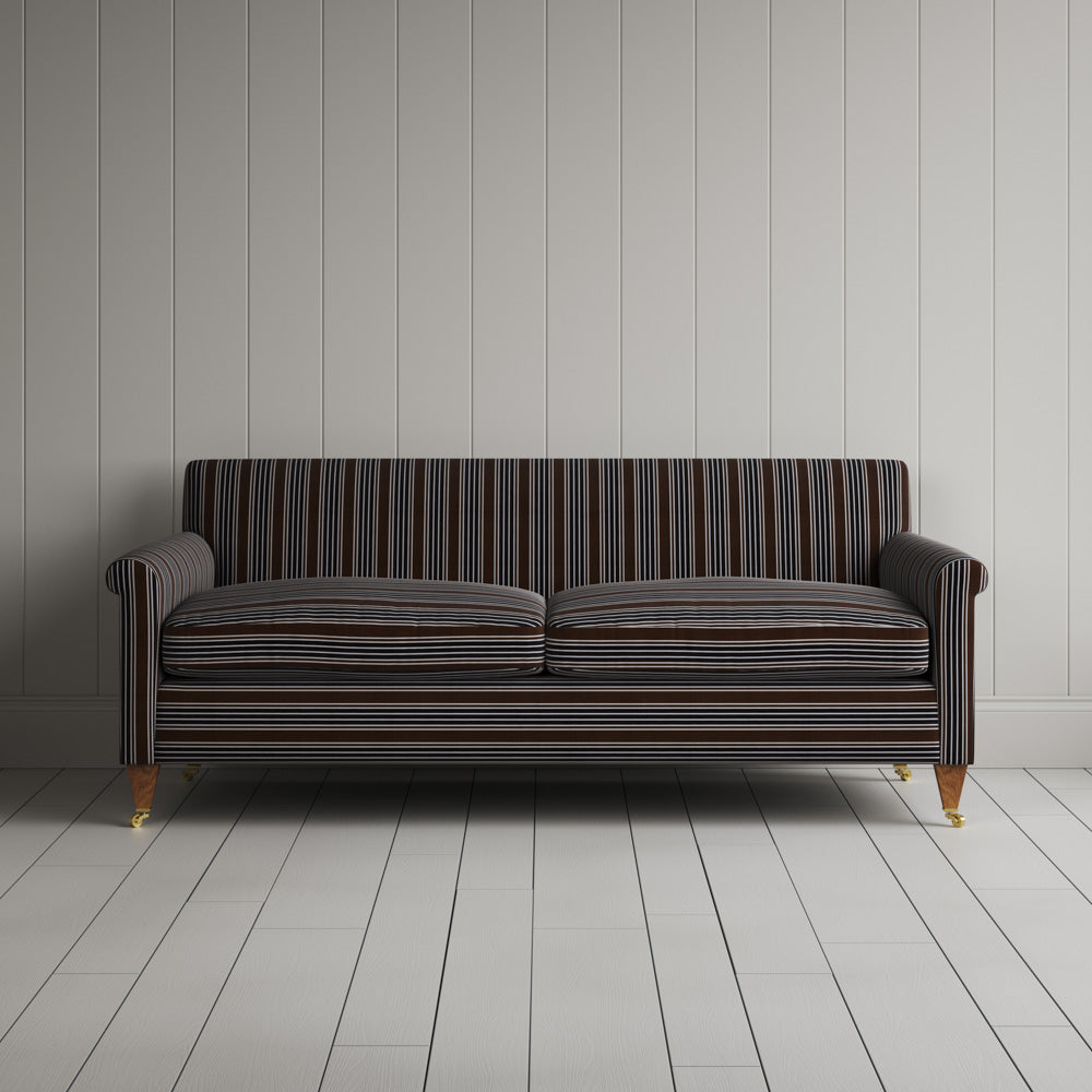 Idler 3 Seater Sofa in Regatta Cotton, Charcoal