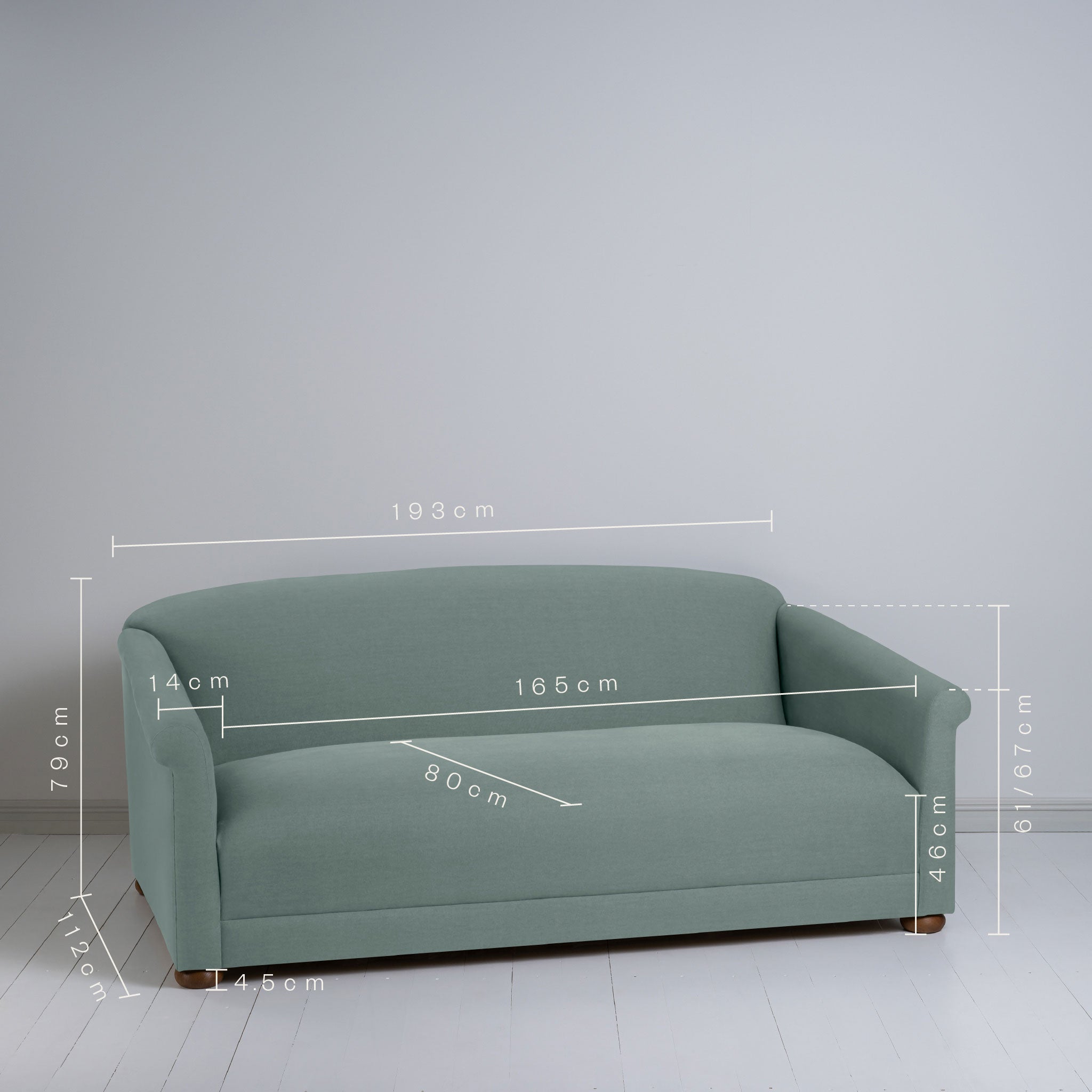  More the Merrier 3 Seater Sofa in Laidback Linen Mineral 