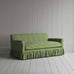image of Curtain Call 3 Seater Sofa in Colonnade Cotton, Green and Wine