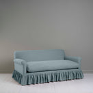 Curtain Call 3 Seater Sofa in Laidback Linen Cerulean - Nicola Harding