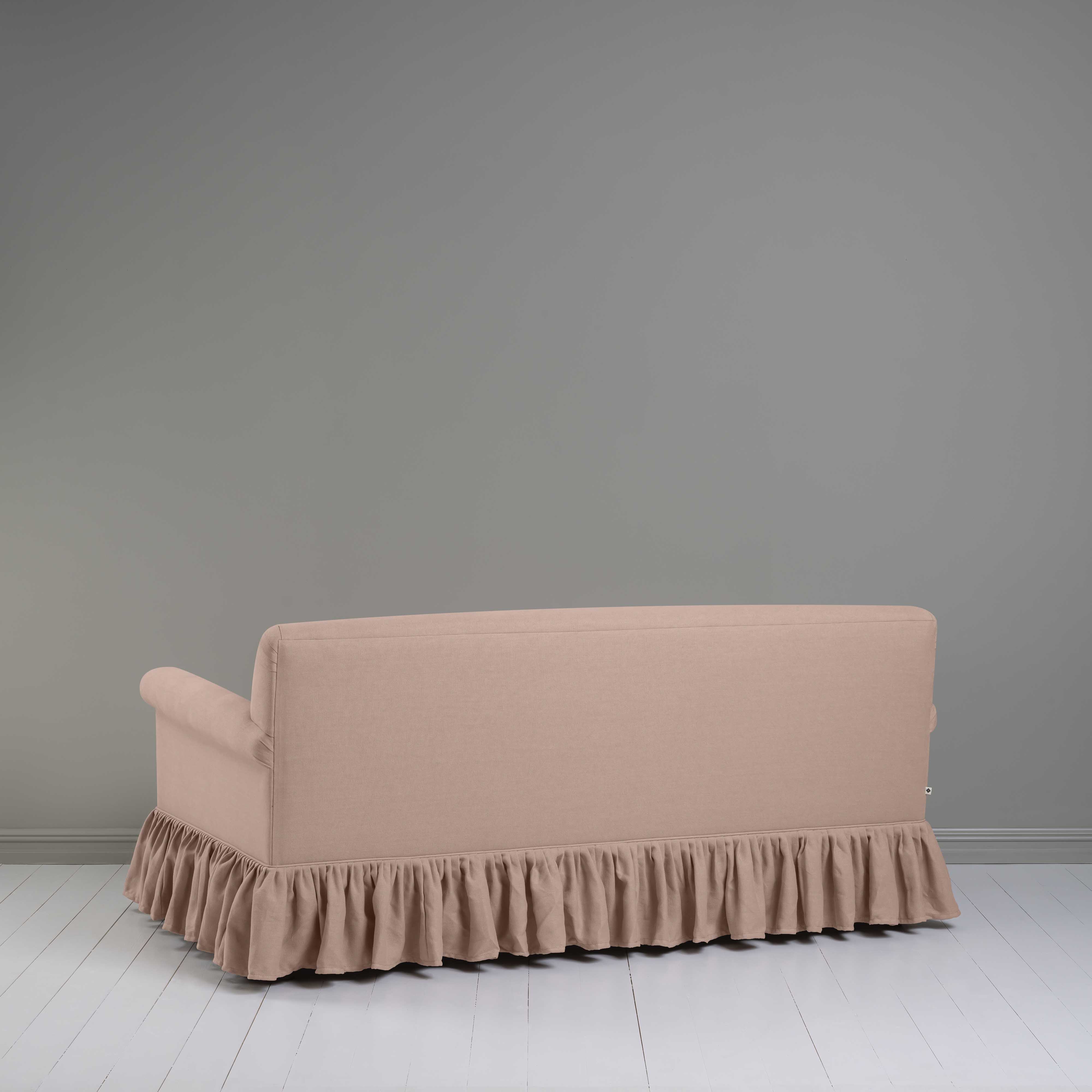  Curtain Call 3 Seater Sofa in Laidback Linen Dusky Pink 
