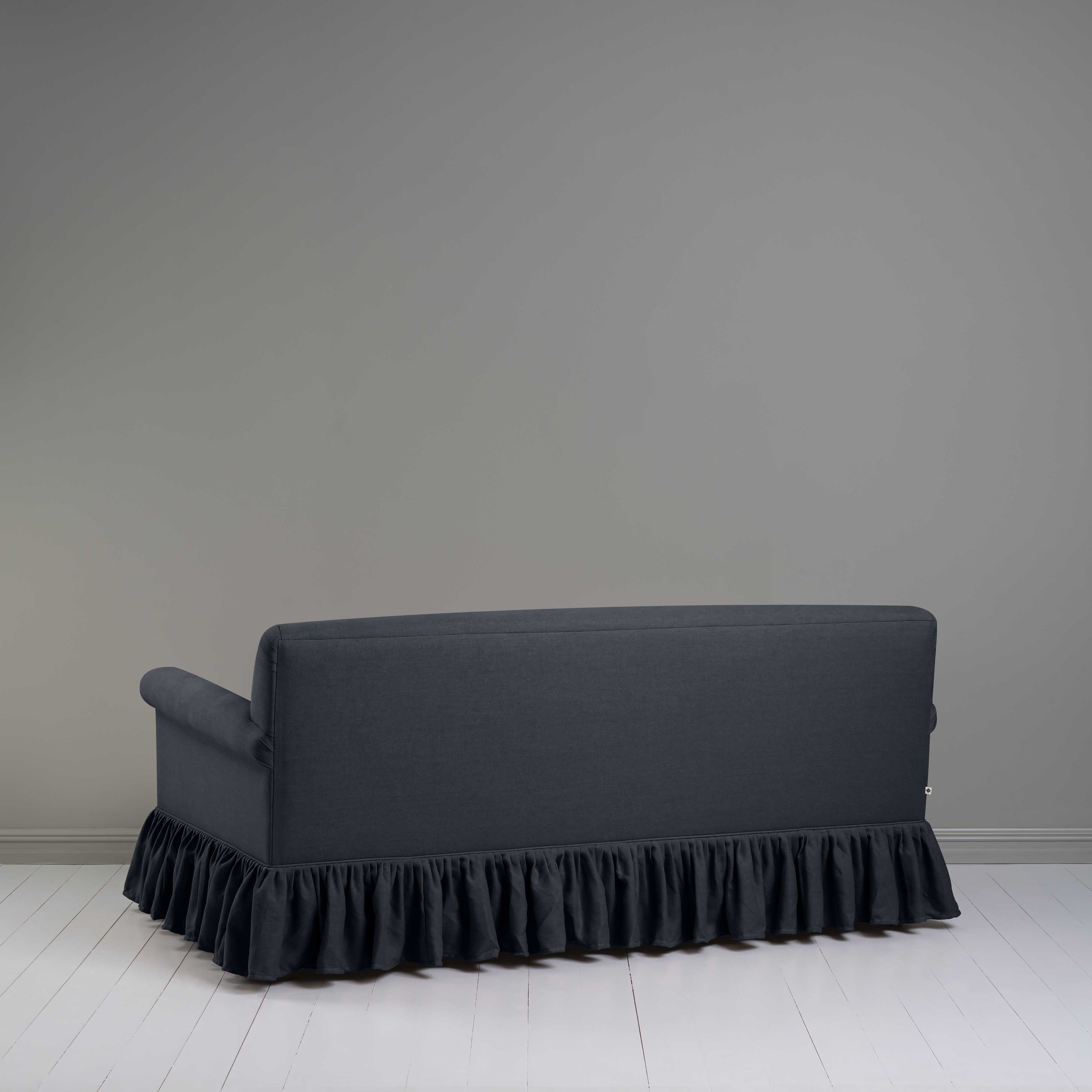  Curtain Call 3 Seater Sofa in Laidback Linen Midnight 