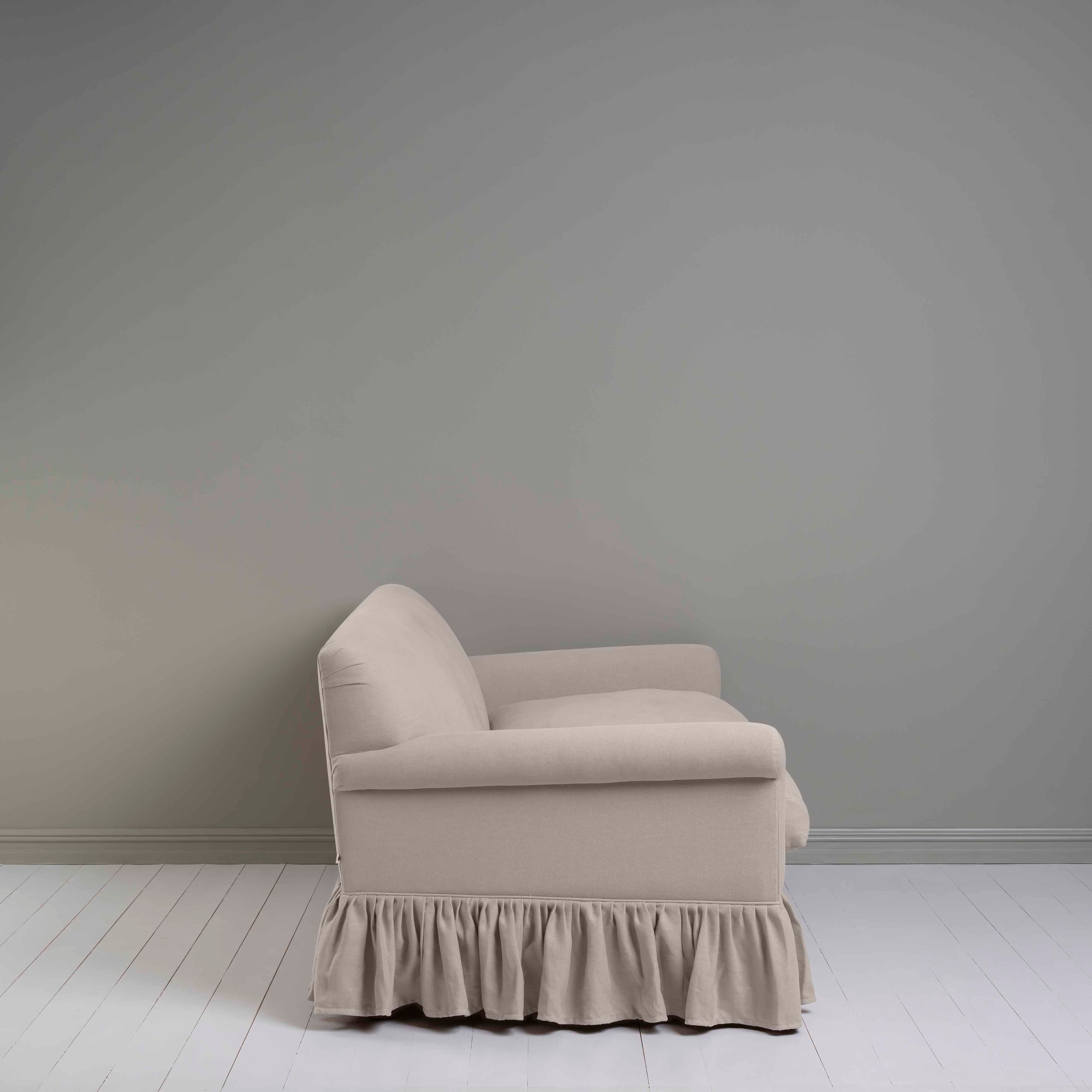 Curtain Call 3 Seater Sofa in Laidback Linen Pearl Grey 