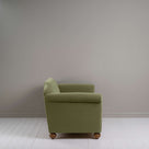 Dolittle 3 Seater Sofa in Intelligent Velvet Green Tea, Side View- Nicola Harding