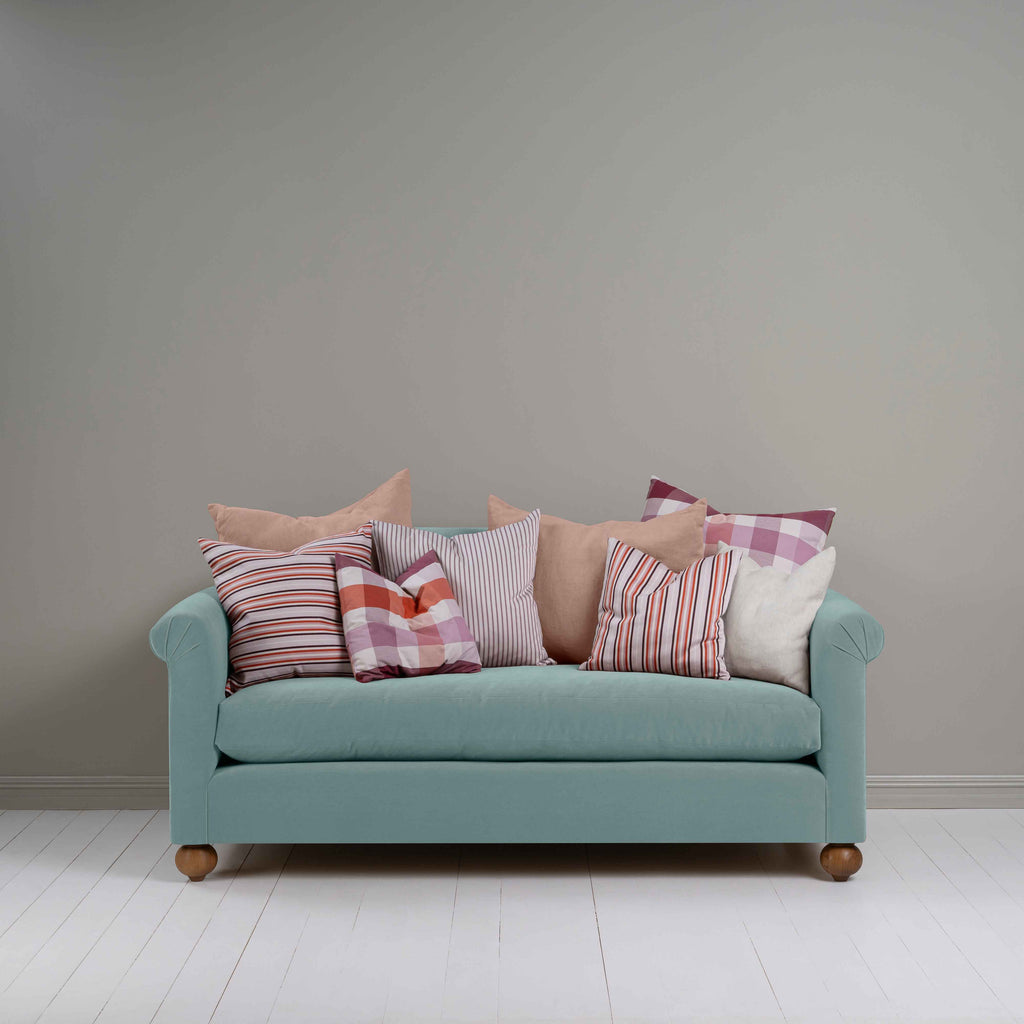Dolittle 3 Seater Sofa in Intelligent Velvet Mineral, With NiX Special Cushions - Nicola Harding