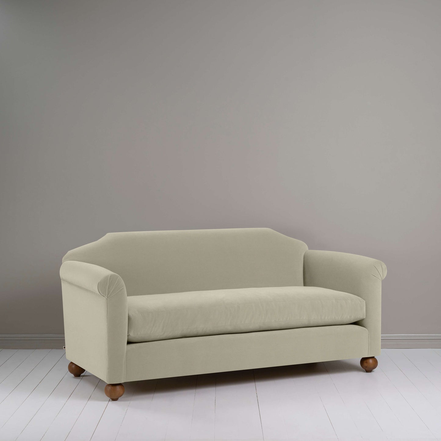Dolittle 3 Seater Sofa in Intelligent Velvet Moonstone - Nicola Harding