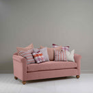 Dolittle 3 Seater Sofa in Intelligent Velvet Rose, With Multiple Cushions - Nicola Harding