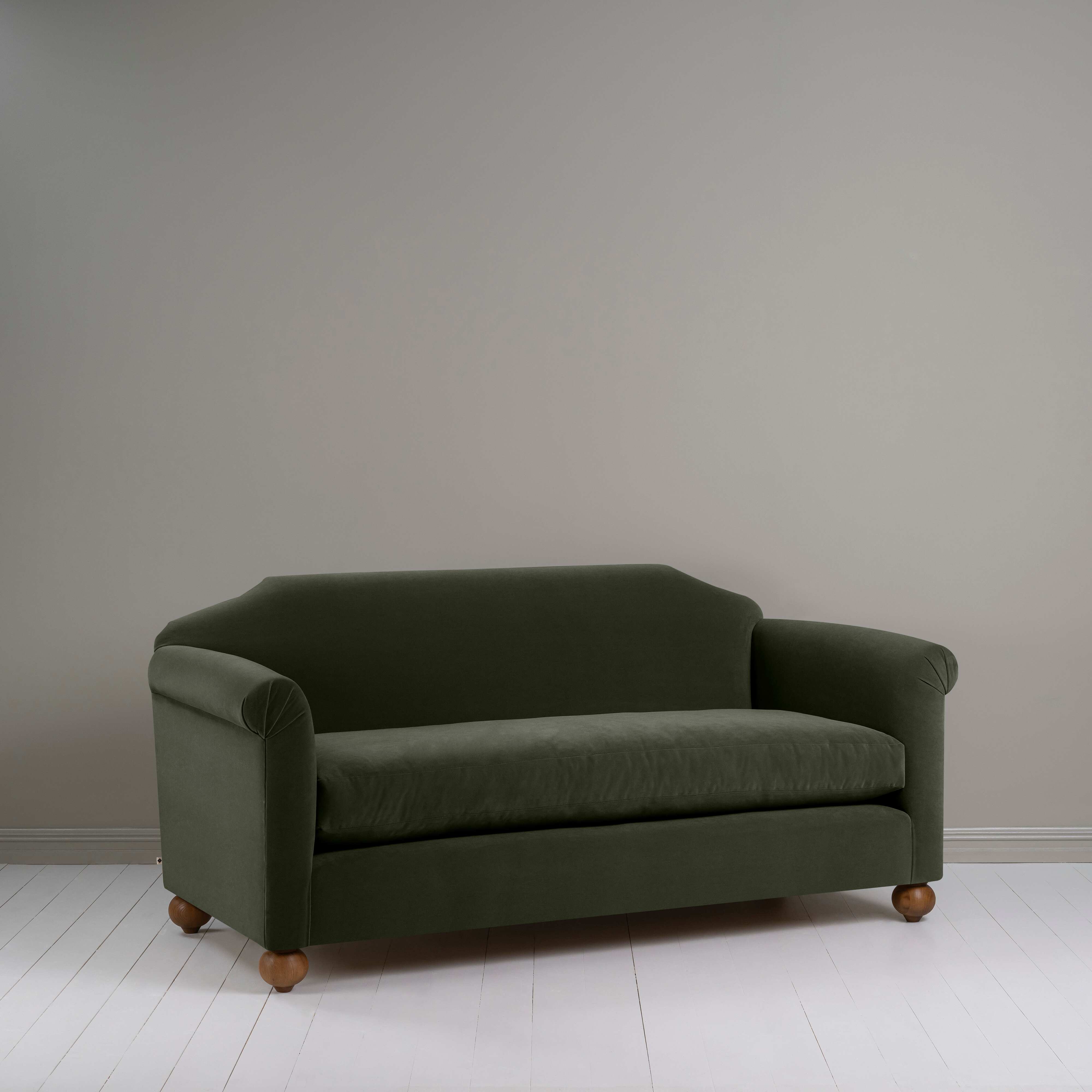 Dolittle 3-Seater Sofa in Intelligent Velvet Seaweed - Nicola Harding