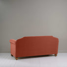 Dolittle 3 Seater Sofa in Intelligent Velvet Sienna, Back View - Nicola Harding
