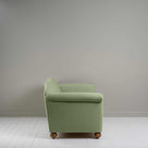 Dolittle 4 seater Sofa in Laidback Linen Moss, Side View - Nicola Harding