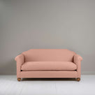 Dolittle 3 Seater Sofa in Laidback Linen Roseberry, Front View - Nicola Harding