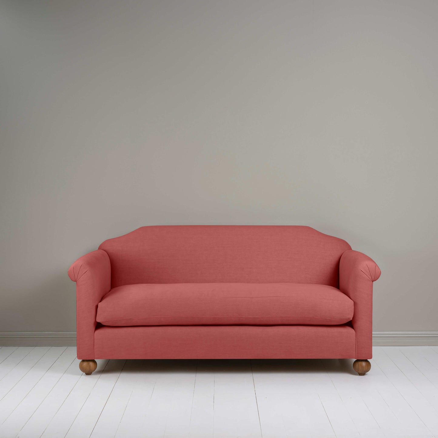 Dolittle 3 Seater Sofa in Laidback Linen Rouge