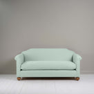 Dolittle 3 Seater Sofa in Laidback Linen Sky, Front View - Nicola Harding