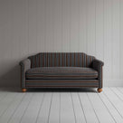 Dolittle 3 Seater Sofa in Regatta Cotton, Charcoal, Front View - Nicola Harding