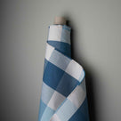 Checkmate Cotton, Blue Fabric Roll - By NiX