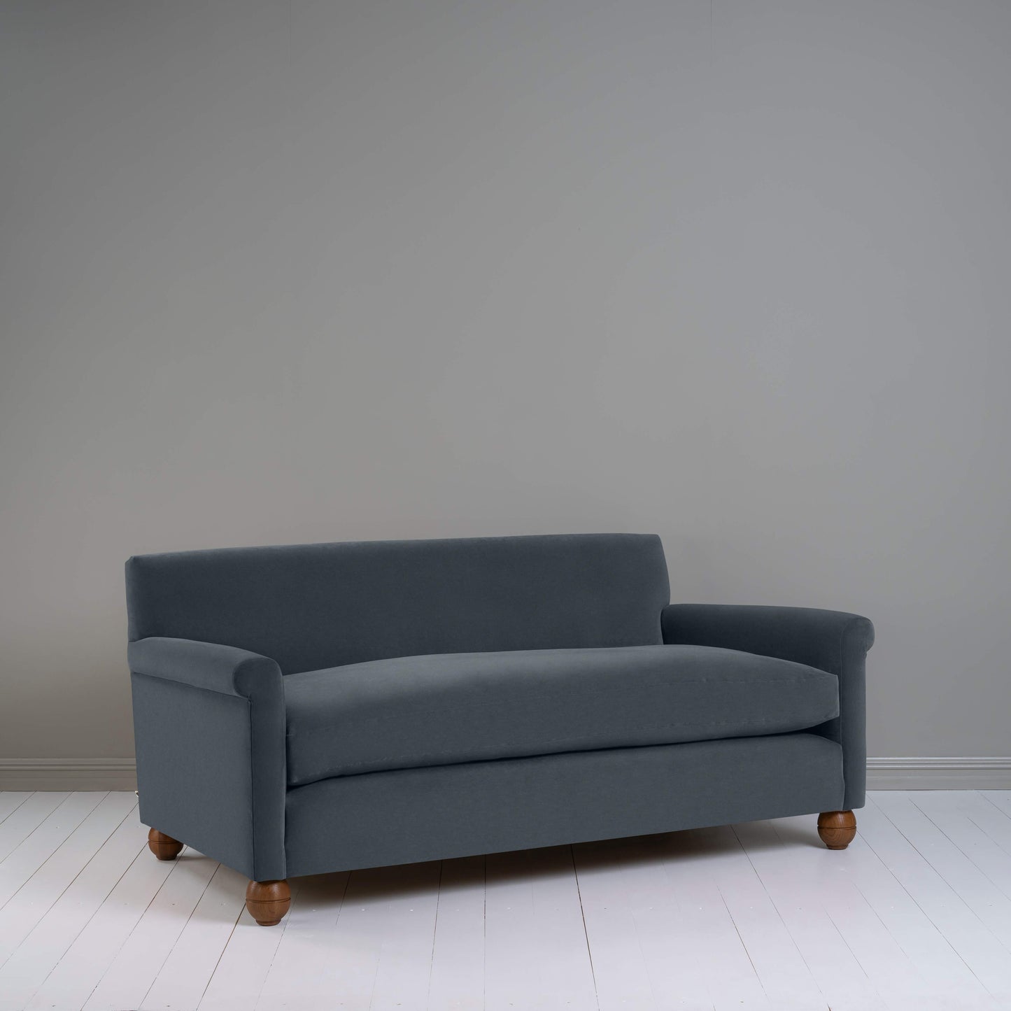 Idler 3 Seater Sofa in Intelligent Velvet Mercury